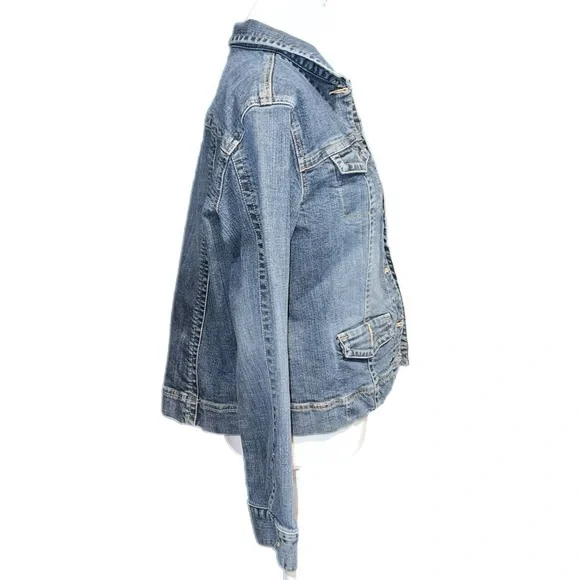 Chicos Platinum Denim - Heavy Weight - Fitted - Size 1 (Traditional Small) - Picture 7 of 10